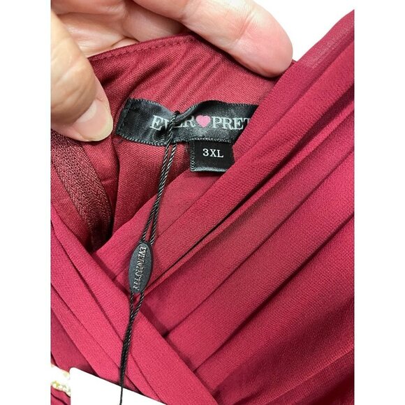 NEW EverPretty Sleeveless Floor Length V Neck Bridesmaid Prom dress Plus… - Picture 8 of 9